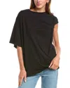 Allsaints Onyx Twist T-shirt In Black