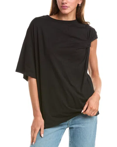 Allsaints Onyx Twist T-shirt In Black