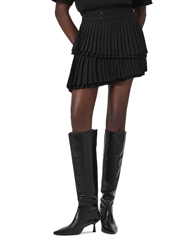 Allsaints Oona Mini Skirt In Black