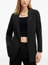 Allsaints Open-front Blazer In Black