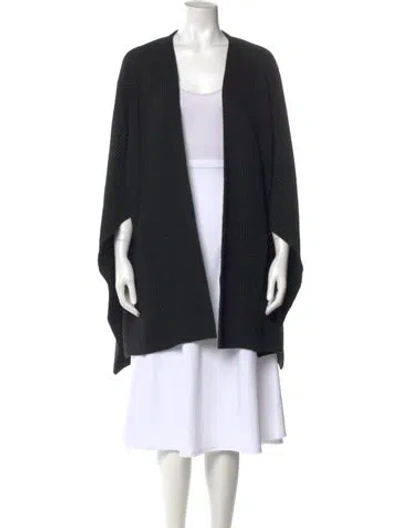 Pre-owned Allsaints Open Front Sweater In Gray