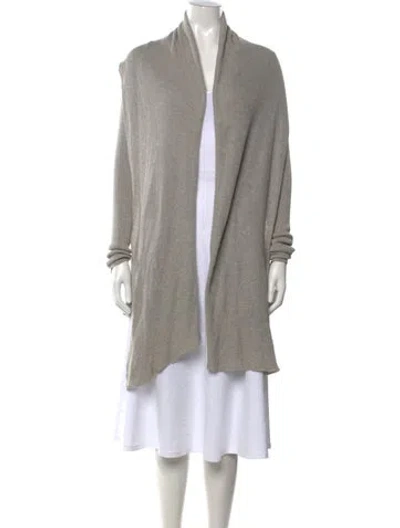 Pre-owned Allsaints Open Front Sweater In Neutrals