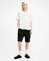 Allsaints Ora Tallis Shorts In Faded Black