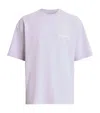 Allsaints Organic Cotton Access Logo T-shirt In Sugared Lilac