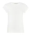 Allsaints Organic Cotton Anna T-shirt In Chalk White