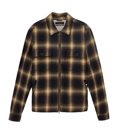 ALLSAINTS ORGANIC COTTON CHECK MATHERS JACKET