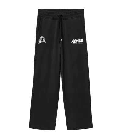 Allsaints Organic Cotton Chromium Sweatpants In Black