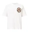 Allsaints Mens Chalk White Incessant Oversized Cotton-jersey T-shirt Xs In White