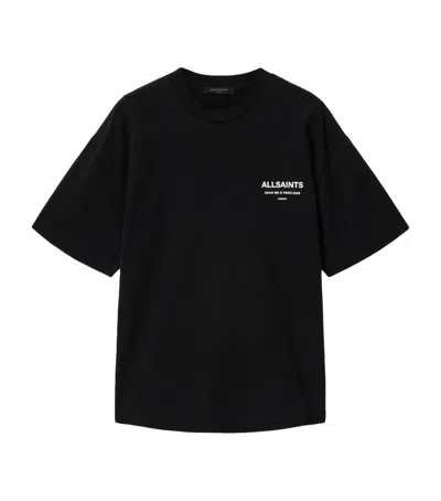 Allsaints Organic Cotton Dreamer Etta T-shirt In Black