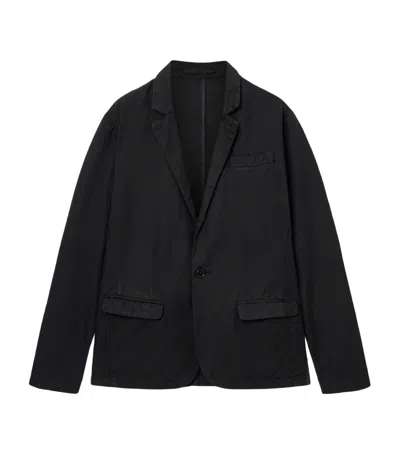 Allsaints Organic Cotton Hanbury Blazer In Black