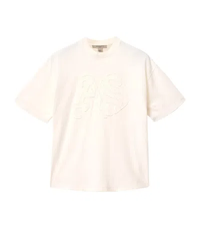 Allsaints Organic Cotton Insignia Etta T-shirt In Neutral