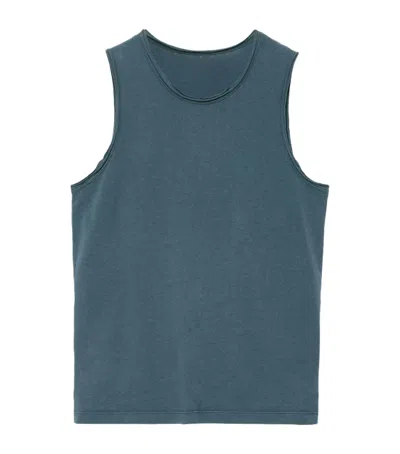 Allsaints Organic Cotton Jenny Tank Top In Blue