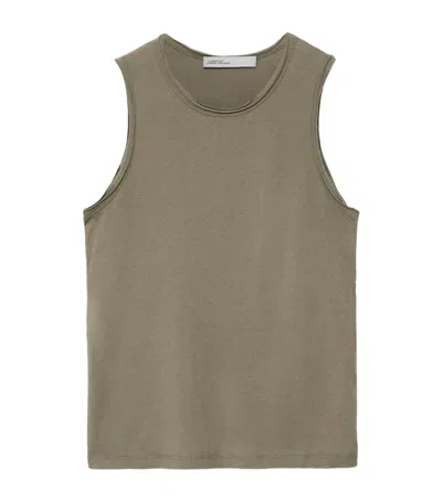 Allsaints Organic Cotton Jenny Tank Top In Brown