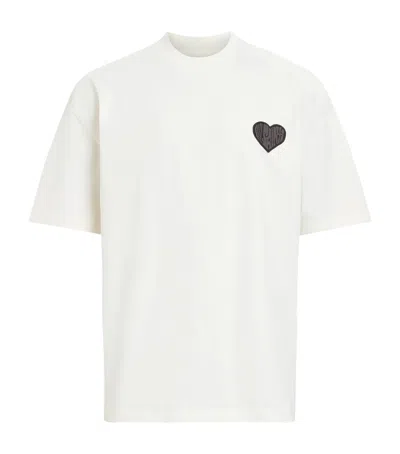 Allsaints Organic Cotton Lover T-shirt In White