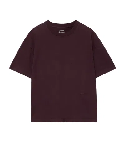Allsaints Organic Cotton Maddox T-shirt In Brown