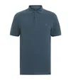 Allsaints Organic Cotton Reform Polo Shirt In Blue