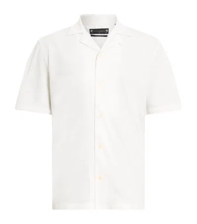 Allsaints Organic Cotton Robson Shirt In White