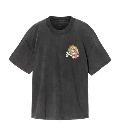 Allsaints Organic Cotton Roque T-shirt In Black