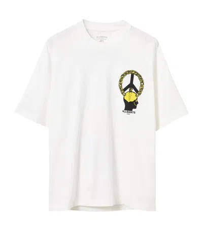 ALLSAINTS ORGANIC COTTON SCREWED T-SHIRT