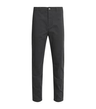 Allsaints Organic Cotton Slim Walde Chinos In Grey