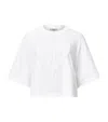 Allsaints Trip Etta Oversize Crop Cotton T-shirt In White