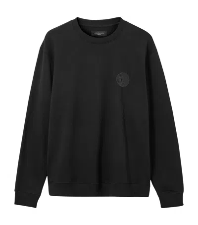 ALLSAINTS ORGANIC COTTON WAVED SWEATSHIRT