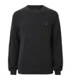 Allsaints Organic Cotton-wool Aspen Sweater In Black