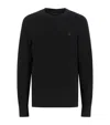 Allsaints Organic Cotton-wool Aspen Sweater In Black