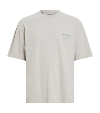 Allsaints Organic Cotton Xander T-shirt In Green