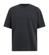 Allsaints Xander Flocked Logo Oversized T-shirt In Grey