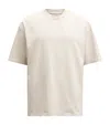 Allsaints Xander Flocked Logo Oversized T-shirt In White