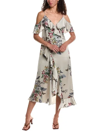 Allsaints Orion Sanibel Maxi Dress In Gray
