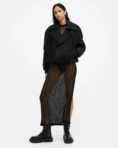 ALLSAINTS ALLSAINTS ORLA WOOL CASHMERE BLEND JACKET