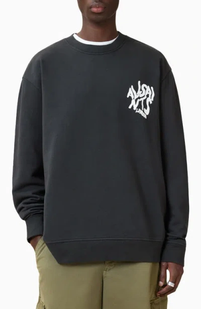 Allsaints Orlando Logo Graphic Sweatshirt