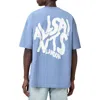 Allsaints Orlando Logo Oversize Graphic T-shirt In Bondi Blue