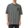Allsaints Orlando Logo Oversize Graphic T-shirt In Gray