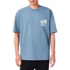 Allsaints Orlando Logo Oversize Graphic T-shirt In Stonewash Blue
