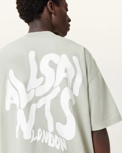 Allsaints Orlando Logo Print Oversized T-shirt