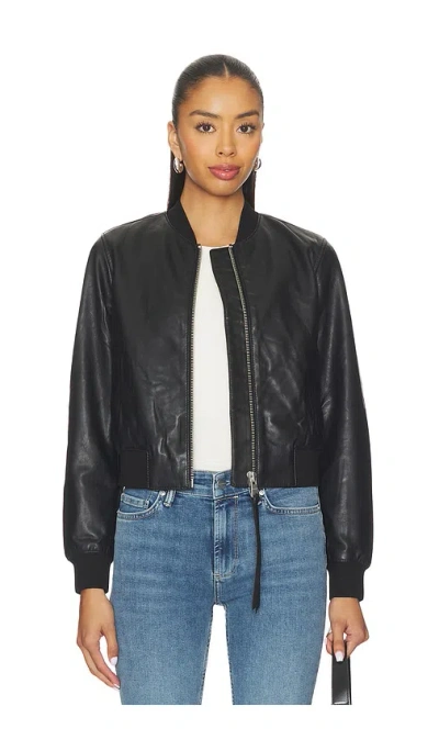 Allsaints Orten Bomber Jacket In Black