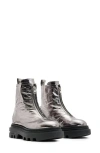 Allsaints Othello Lug Sole Bootie In Gunmetal Grey