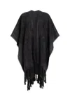 Allsaints Otto Emb Ruana In Black