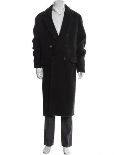 Pre-owned Allsaints Overcoat In Gray