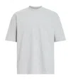 Allsaints Isac Cotton T-shirt In Grey
