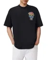 Allsaints Trance Short Sleeve Graphic T-shirt In Black