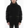 Allsaints Orbit Hooded Puffer Jacket In Black