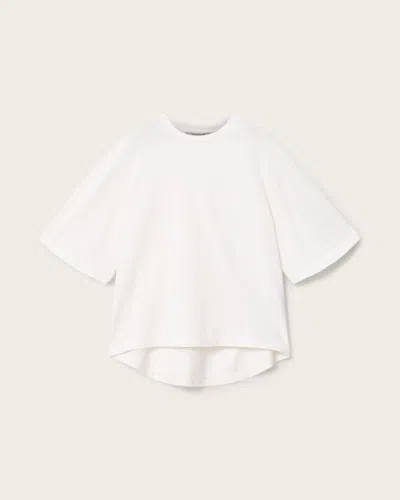 Allsaints Paloma Amelie Oversized T-shirt In White