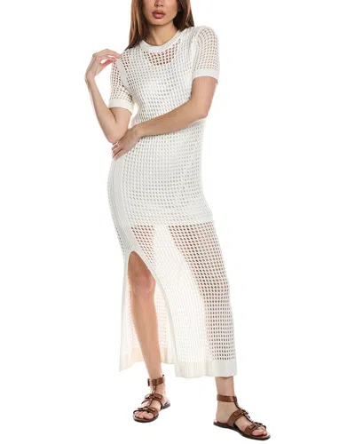 Allsaints Paloma T-shirt Dress In White