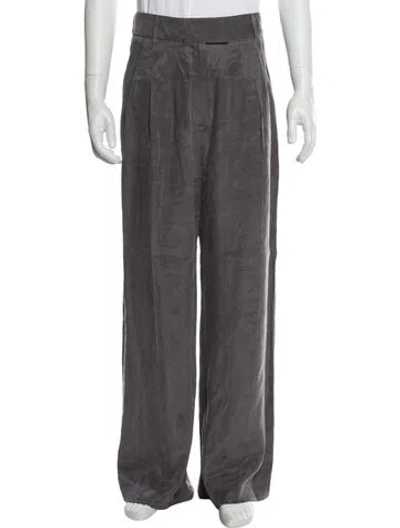 Pre-owned Allsaints Pants In Gray