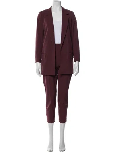 Pre-owned Allsaints Pantsuit In Burgundy