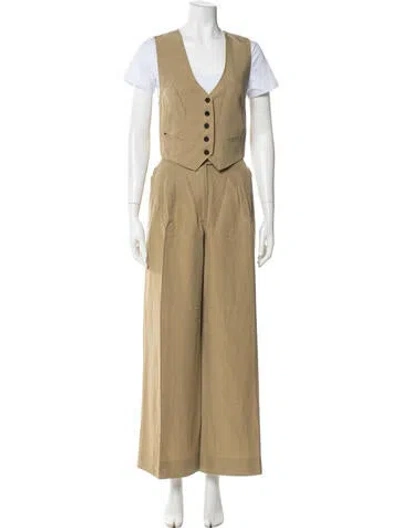 Pre-owned Allsaints Pantsuit In Green